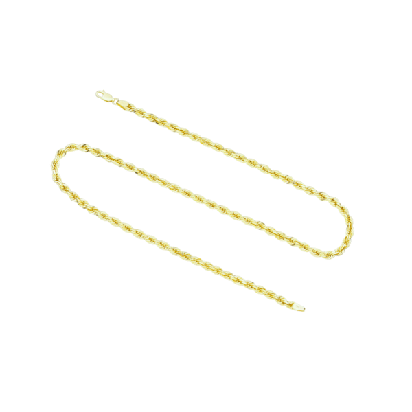 Cordão Feminino Baiano Ouro Amarelo 18K - Imagem 2