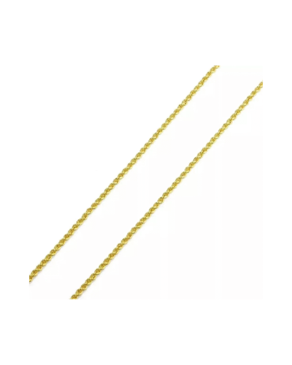 Cordão Feminino Baiano Ouro Amarelo 18K
