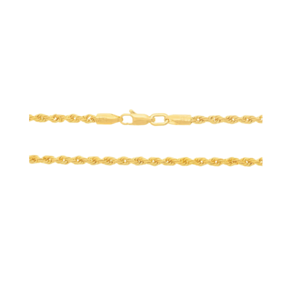 Cordão Feminino Baiano Ouro Amarelo 18K - Imagem 3