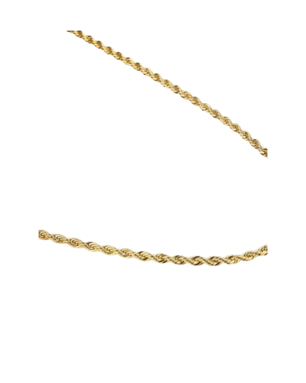Cordão Feminino Baiano Ouro Amarelo 18K - Imagem 3