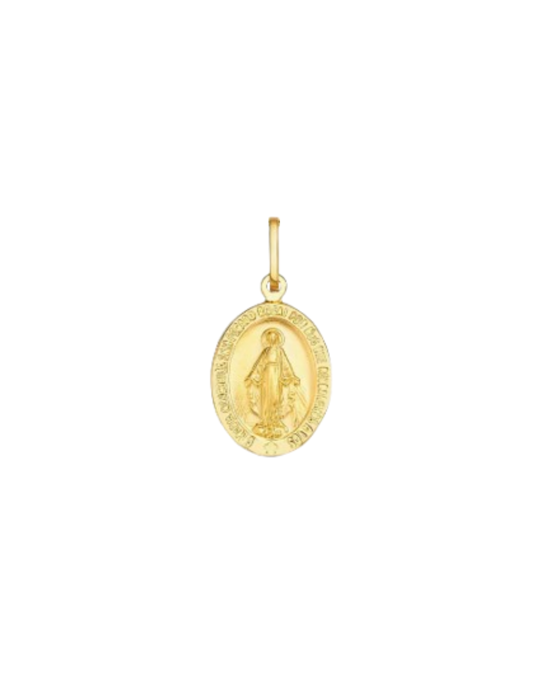Pingente Medalha N. Sra. das Graças em Ouro Amarelo 18k