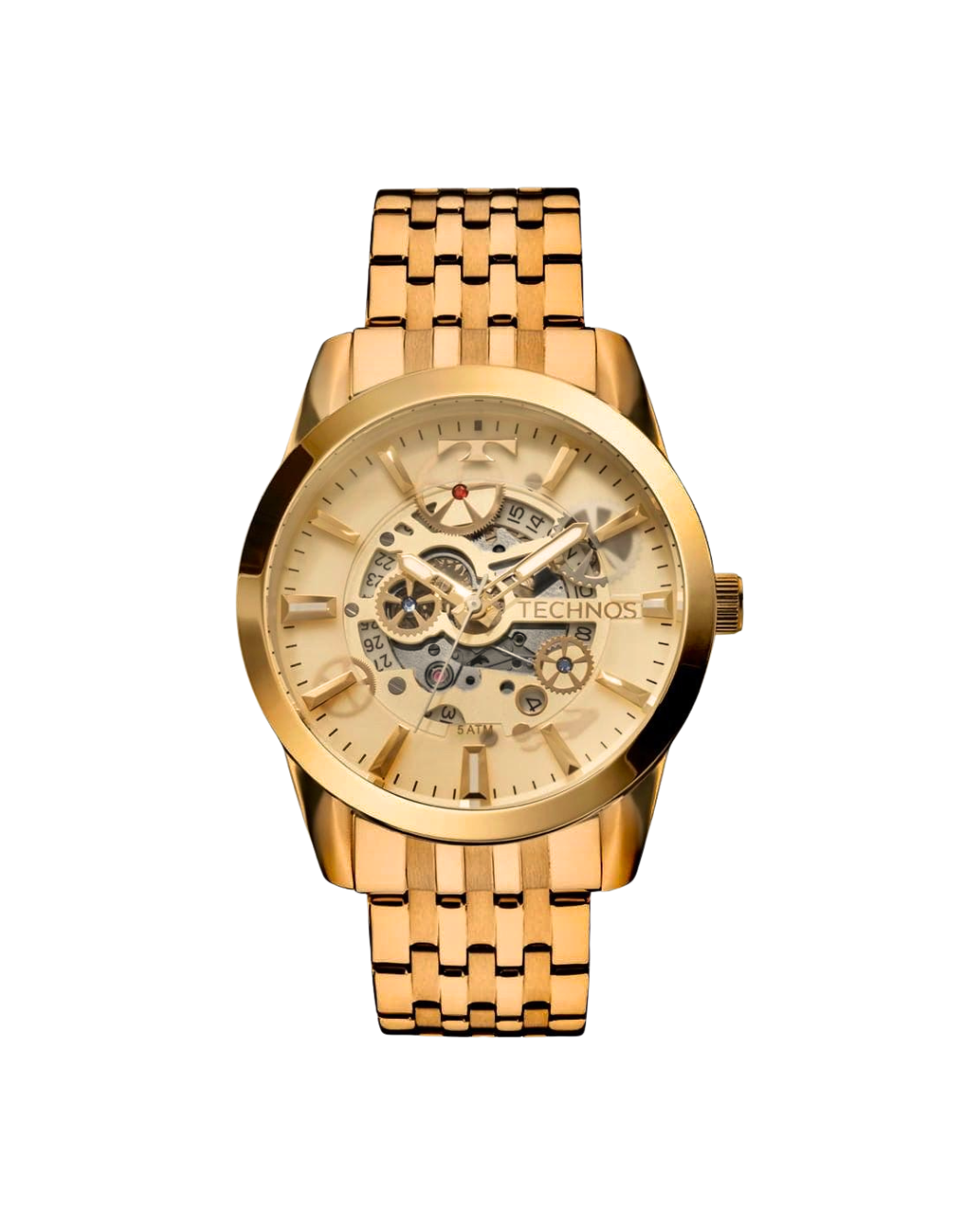 Relógio Masculino Technos Automático Dourado