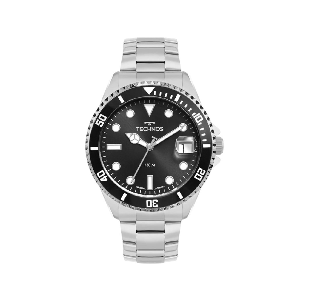 Relógio Masculino Technos Acqua Prata