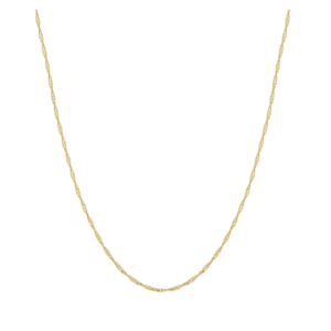 Cordão Feminino Singapura em Ouro Amarelo 18k