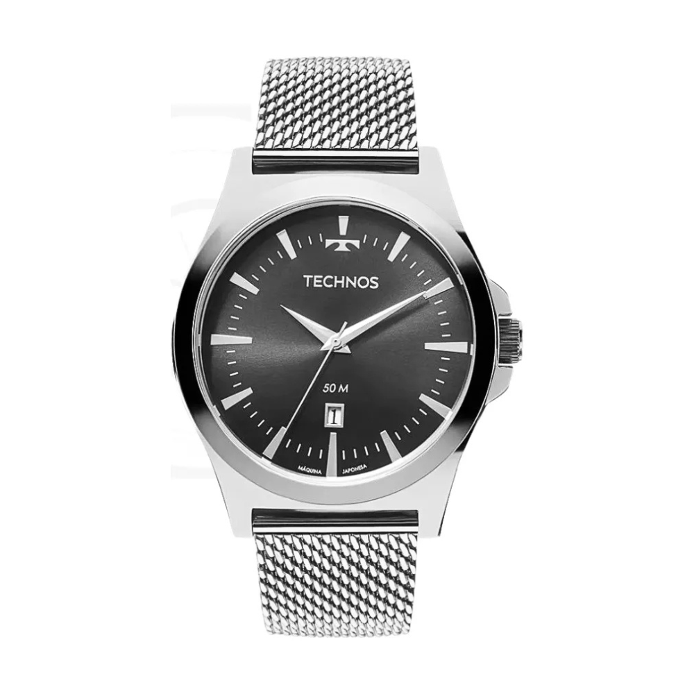 Relógio Masculino Technos Steel Prata