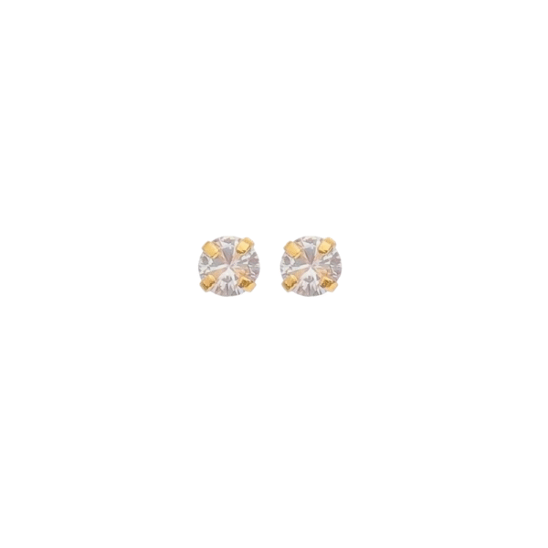 Brinco Baby Pingo de Luz Ouro Amarelo 18K