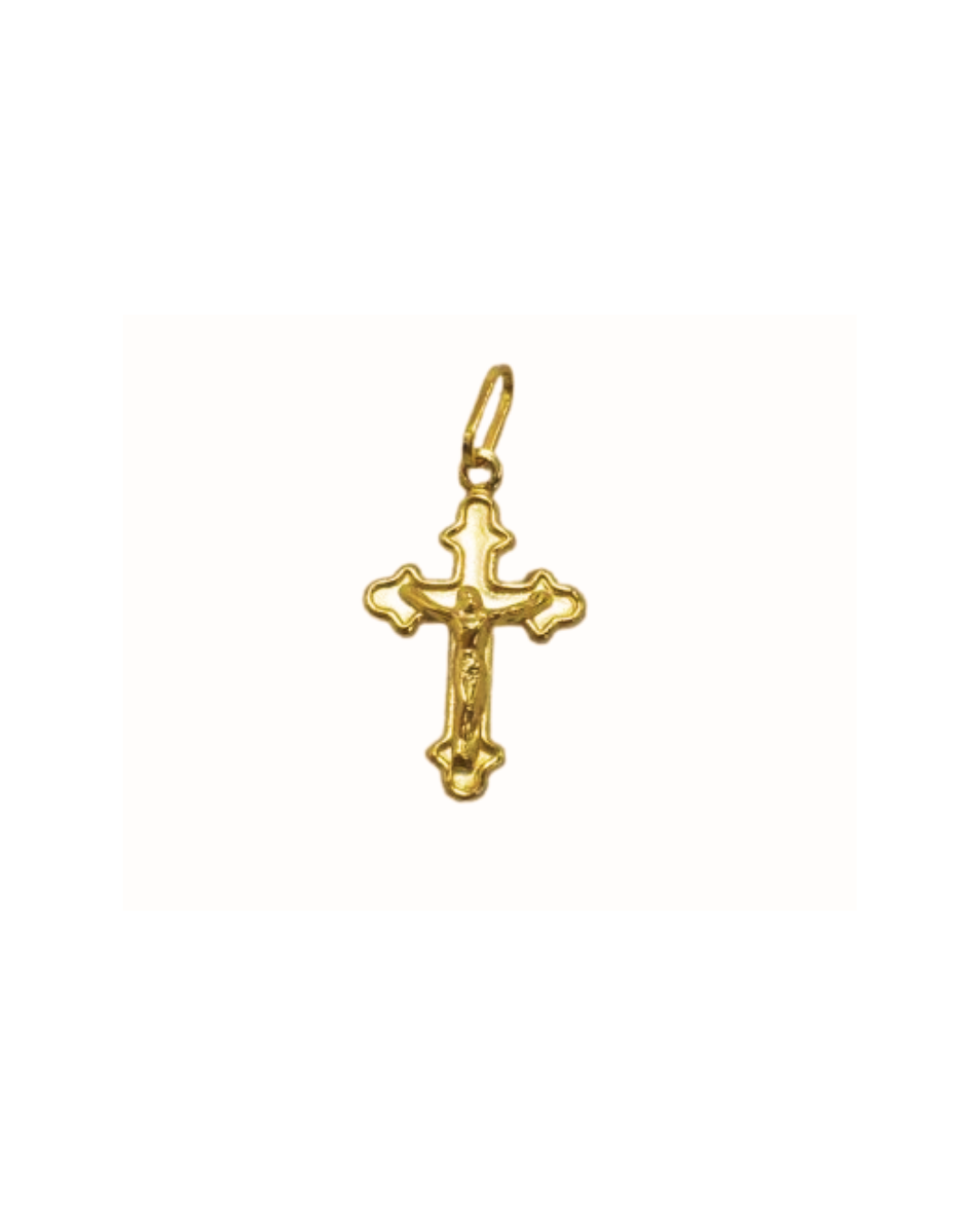 Pingente Crucifixo Ouro Amarelo 18K
