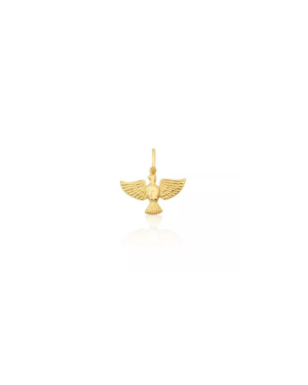 Pingente Espírito Santo Ouro Amarelo 18K