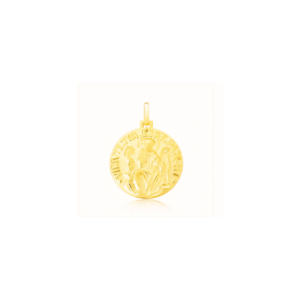 Pingente Medalha de São Bento Ouro Amarelo 18k